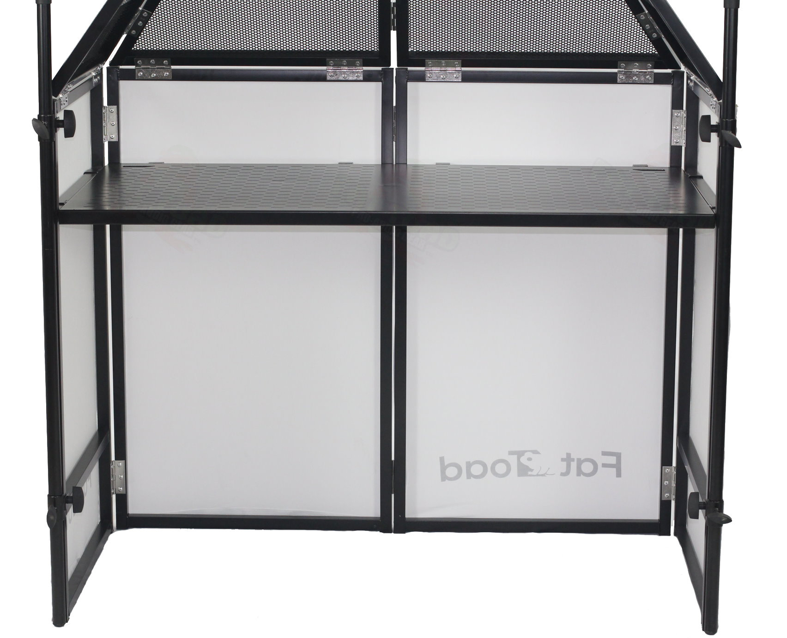 DJ Booth Table Lighting Truss Stand System - Foldable Panel Stage Platform Scrim