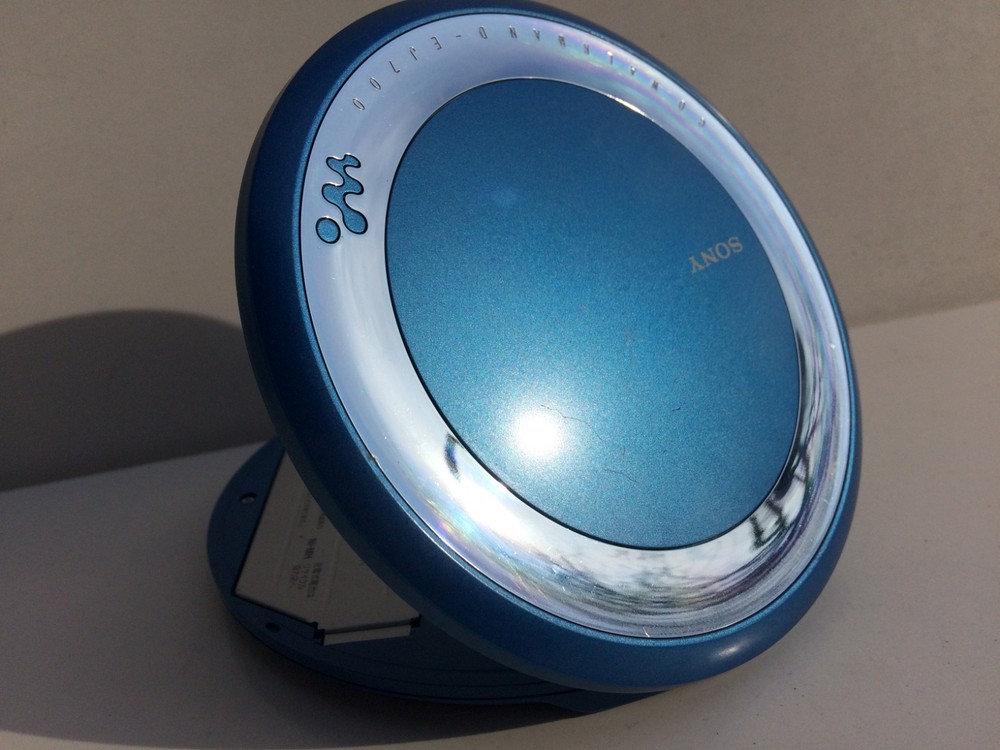 Sony D-EJ700 CD Walkman Portable CD Player Discman blue working all