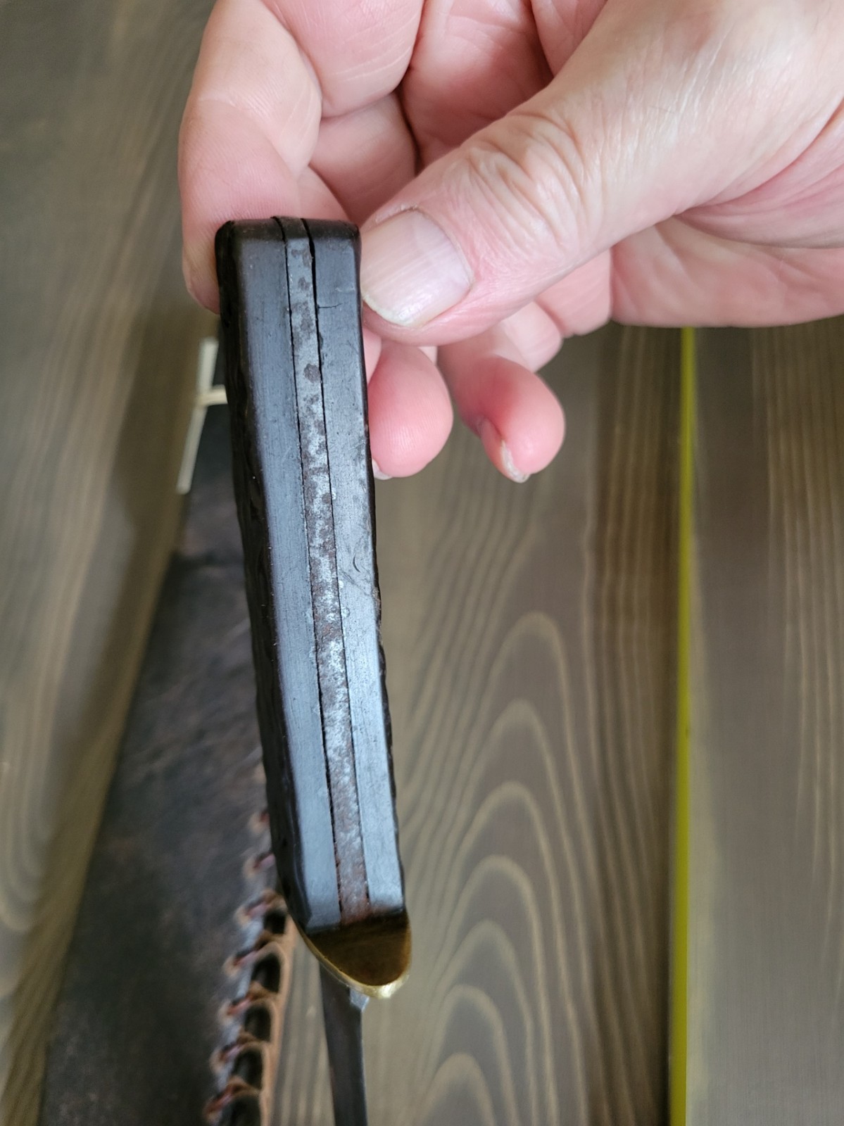 Bridgeport Gun Company Buffalo Handle Bowie Knife, Antique