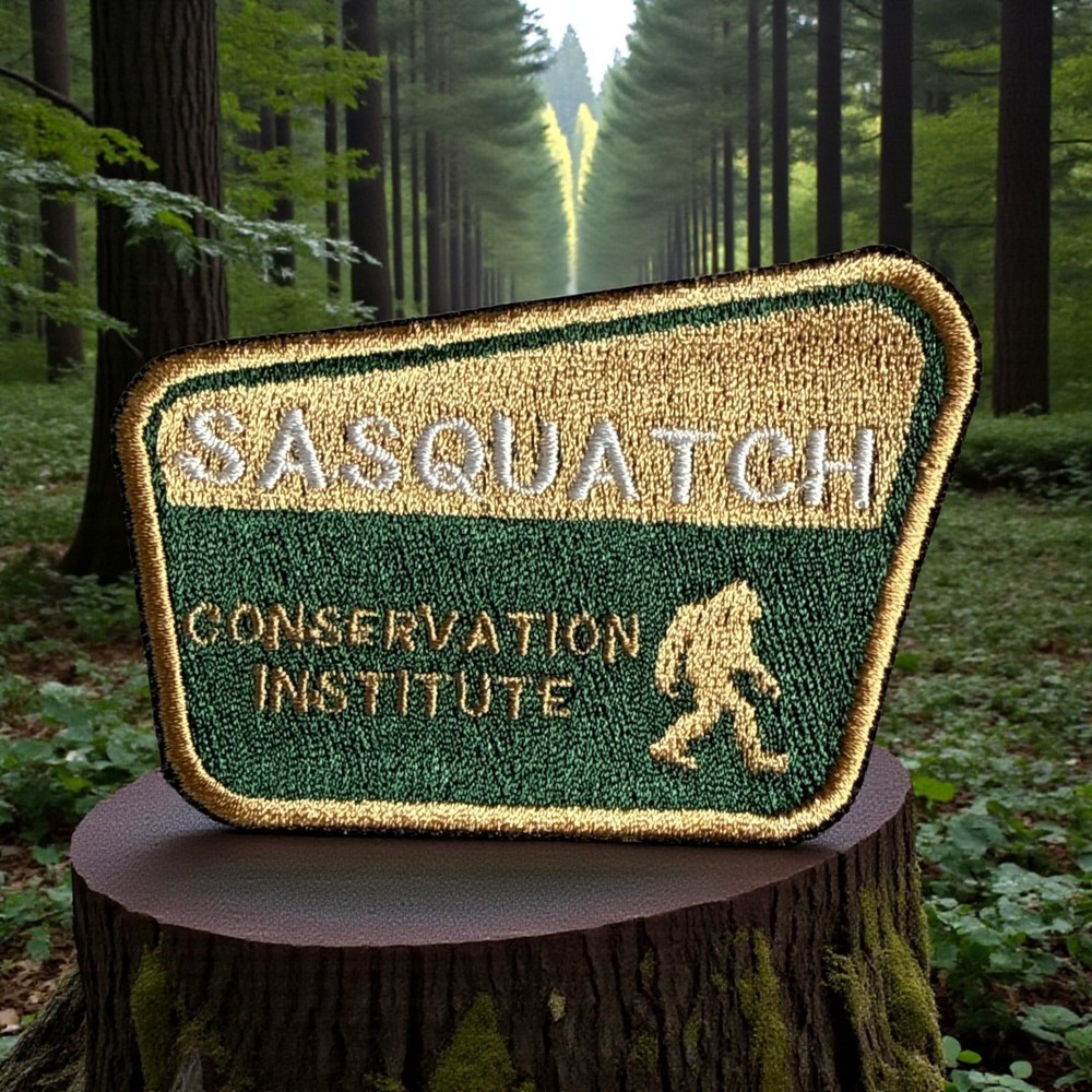 Sasquatch Embroidery Patch 2.51" X 3.60'