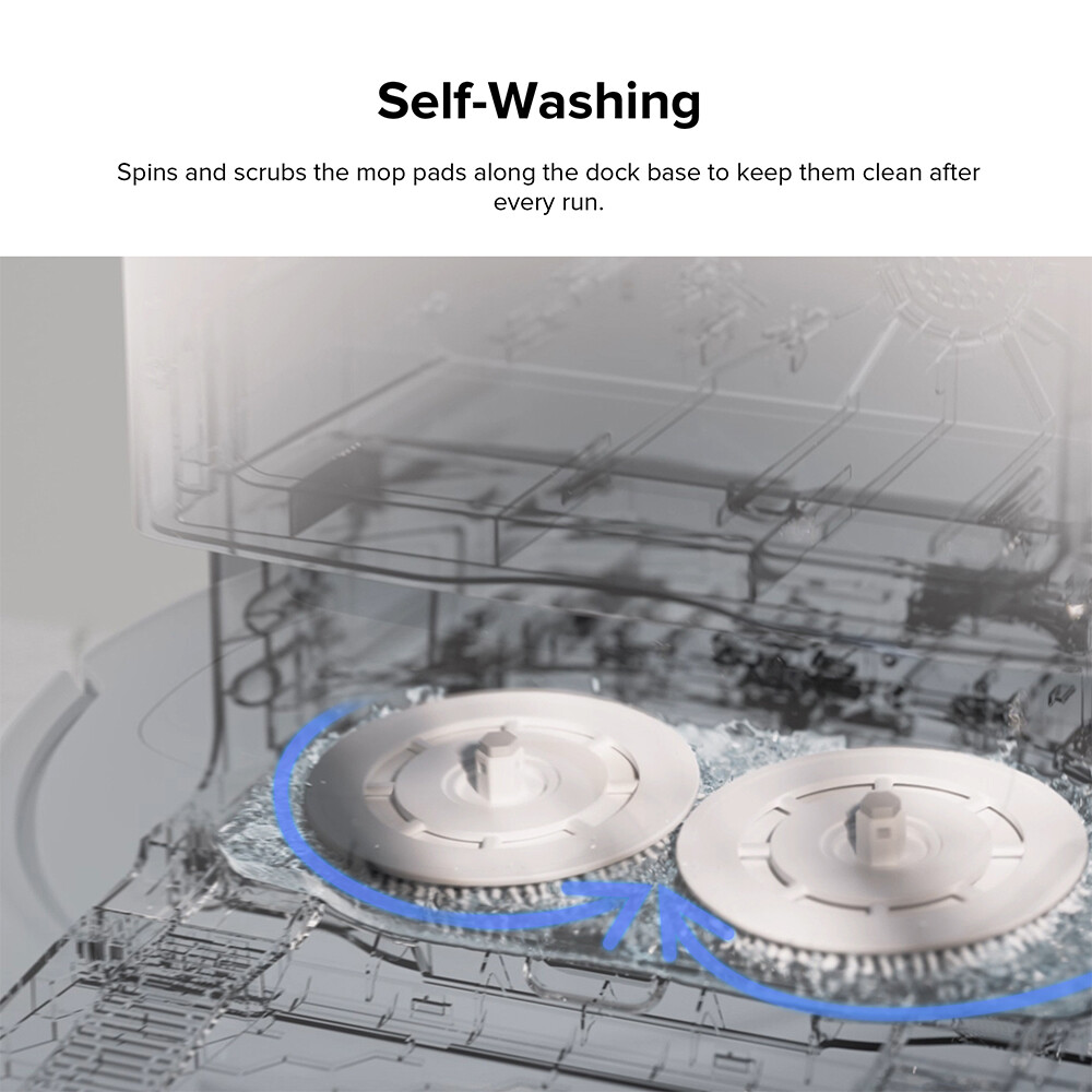 Roborock Q Revo Robot Vacuum, Self-Drying, Mop Lifting - Certified Refurbished