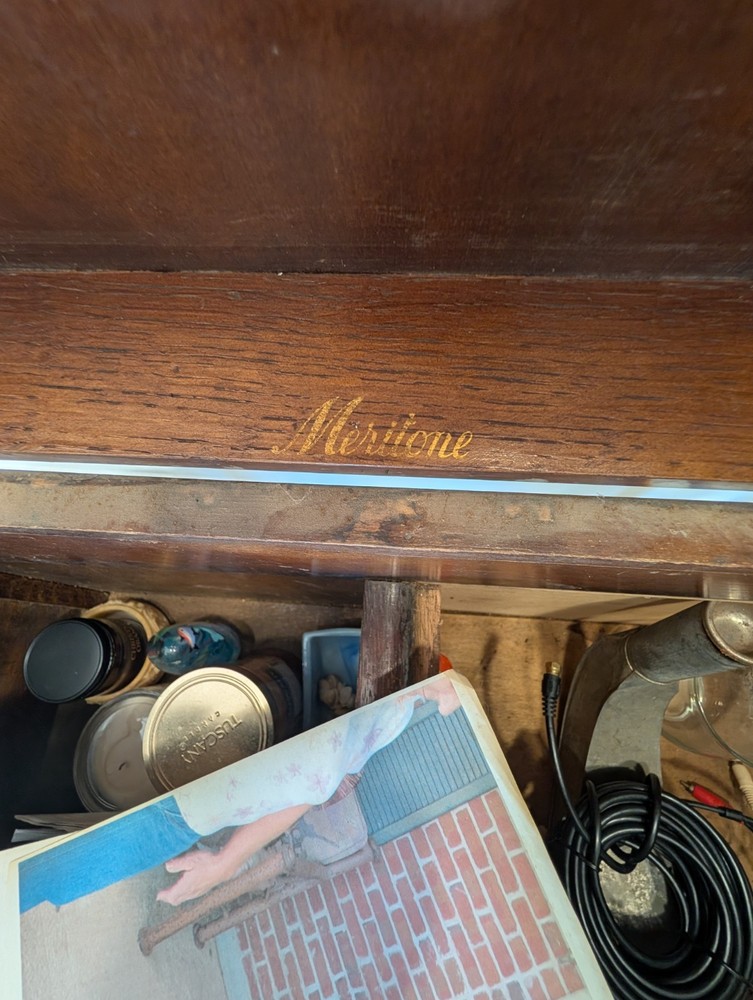 Antique Vintrola Console Cabinet