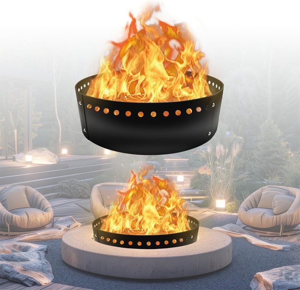FEBTECH Smokeless Fire Ring Insert - 36" x 10" for Above or In-Ground Setups
