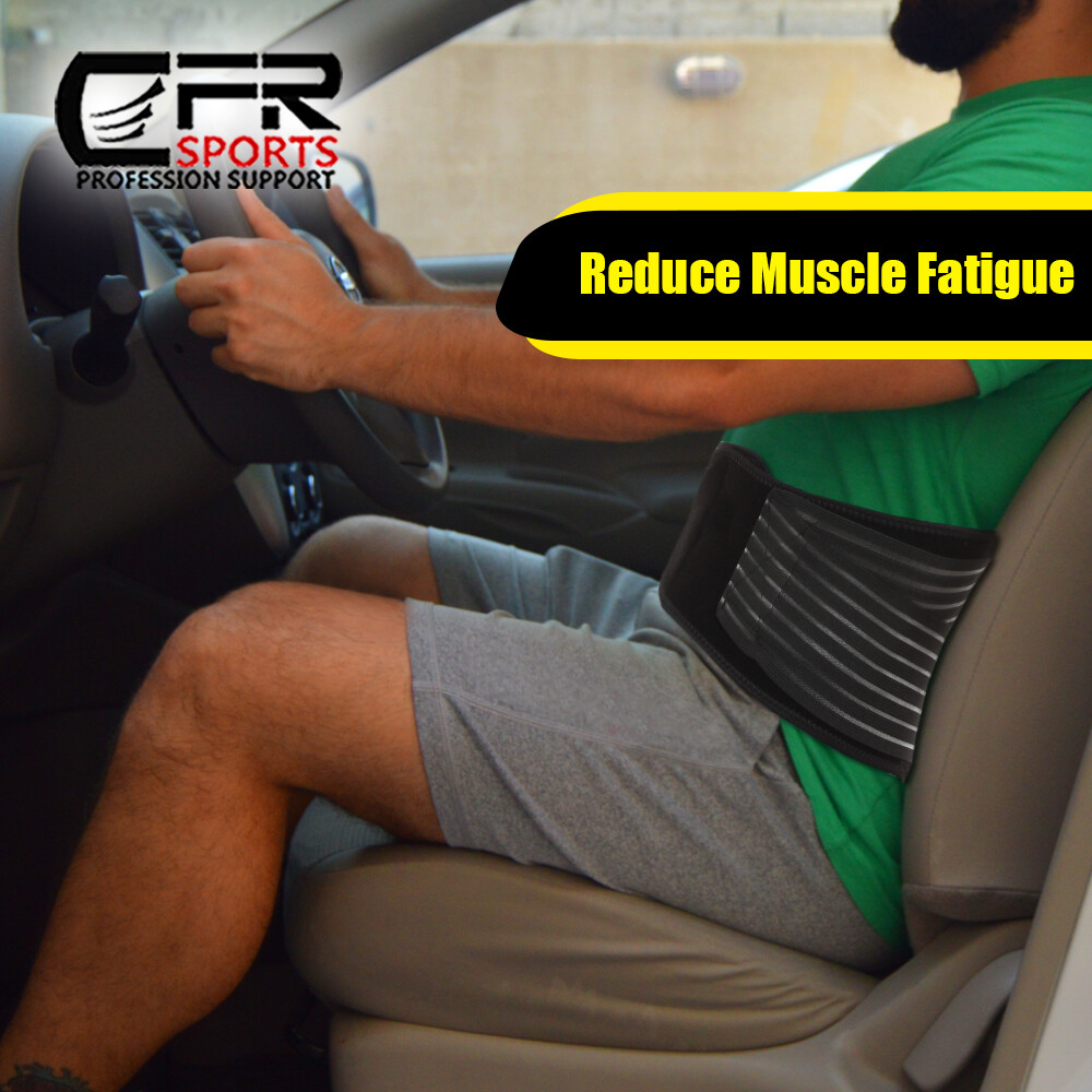 Lumbar Support Lower Waist Back Belt Brace Pain Relief Sciatica Herniated Disc