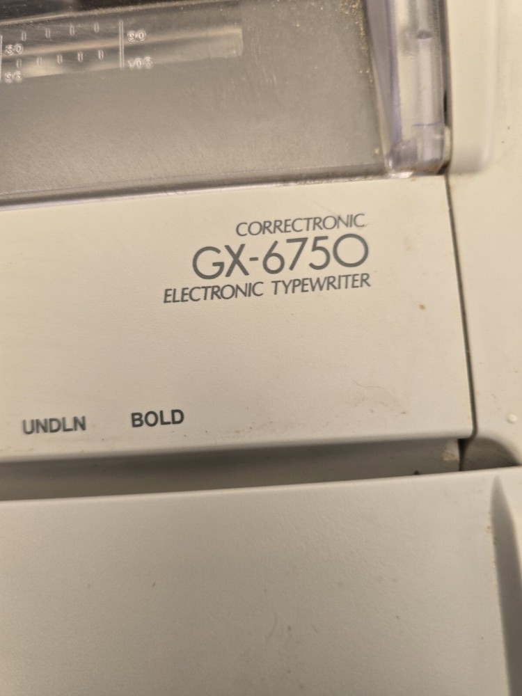 Brother GX-6750 Correctronic Electronic Typewriter