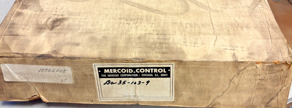 Mercoid Control DA-35-103-9 Pressure Switch / Sensor