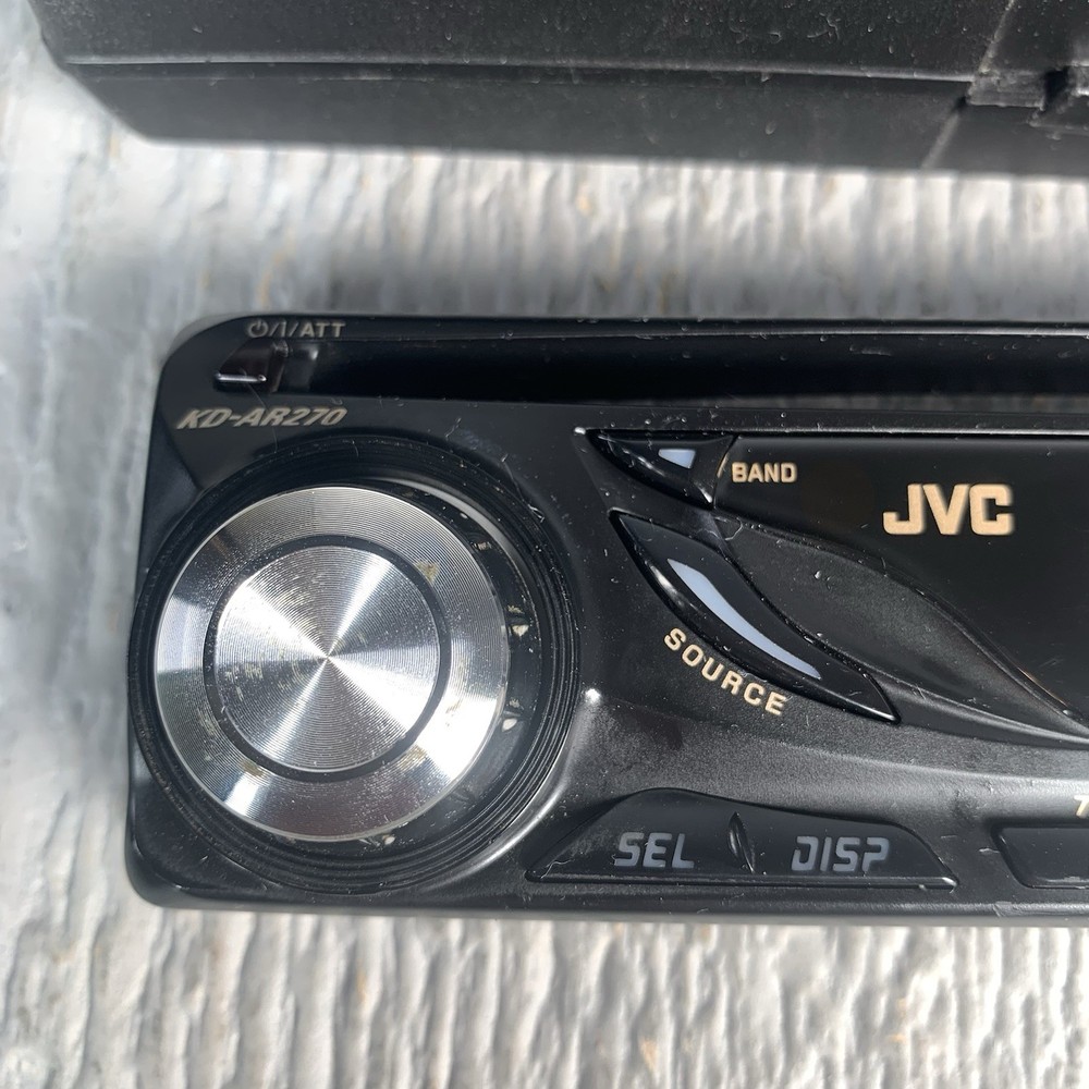 JVC KD-AR270 FACEPLATE ONLY With Case