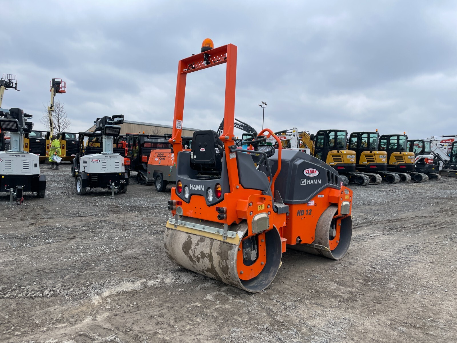 2023 HAMM HD12 VV 47" Double Drum Vibratory Ride On Roller Compactor