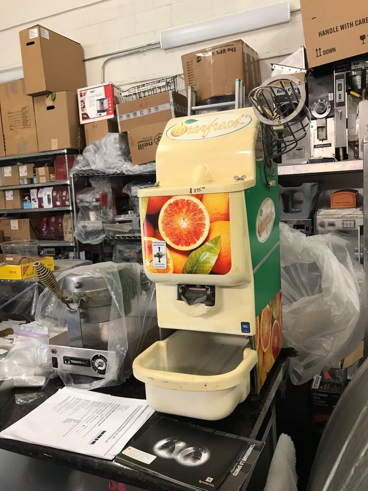 Oranfresh automatic orange juice machine 120 volt used