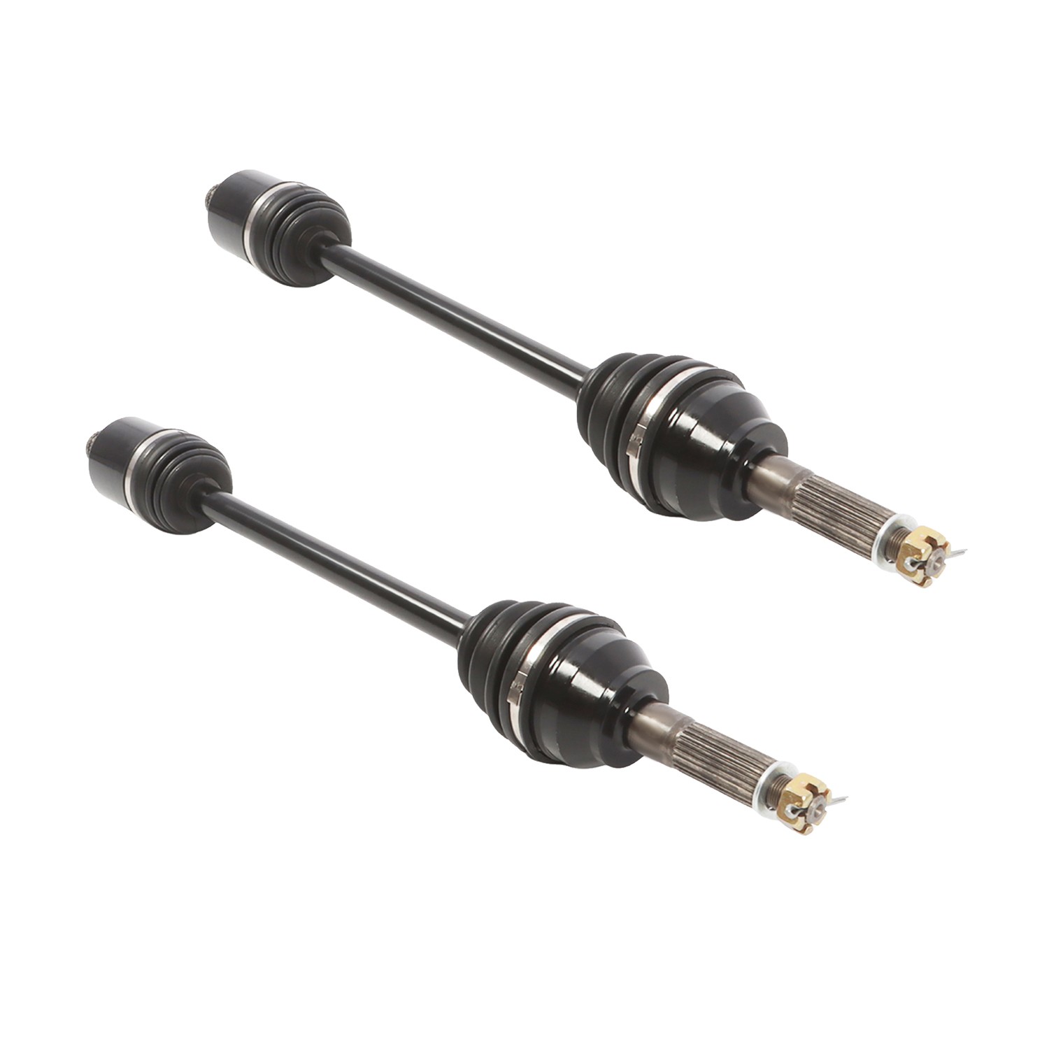 Pair Rear CV Axle For Polaris Ranger & Ranger Crew XP 900 XP 1000 XP 570 13-17