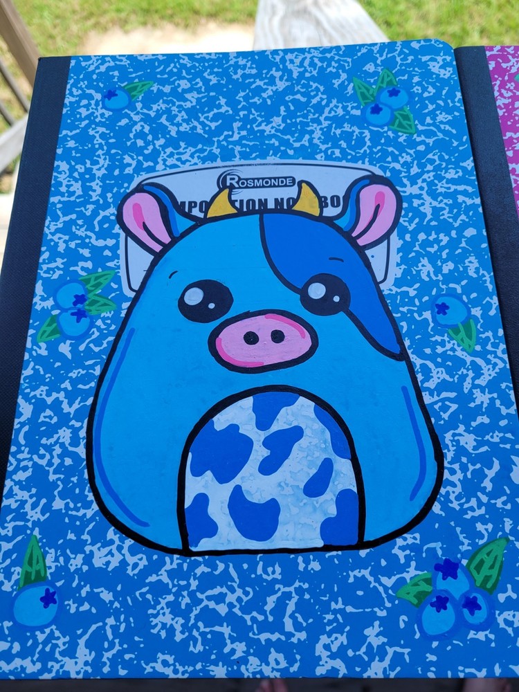 HAND PAINTED Squishmallow Composition Notebooks 5 Pack