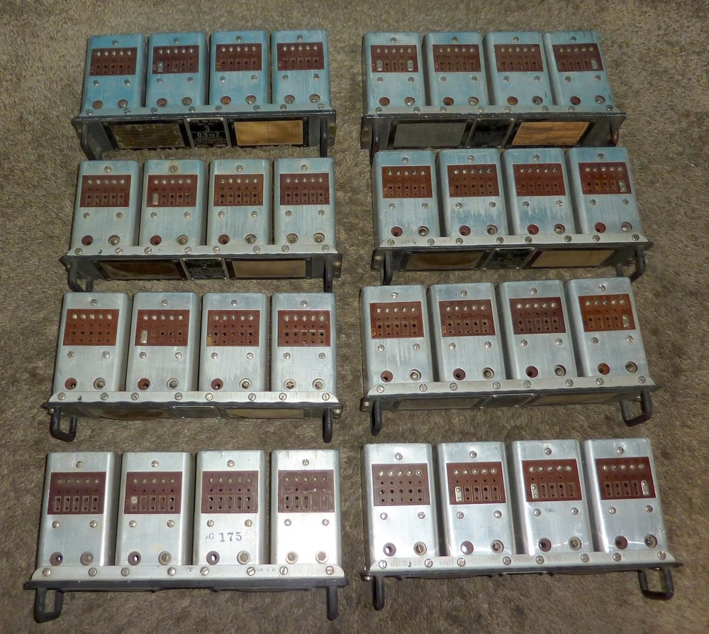 8 National HRO RAS-3 Tuning Coil Set 1 thru 7 + Brdcst WWII