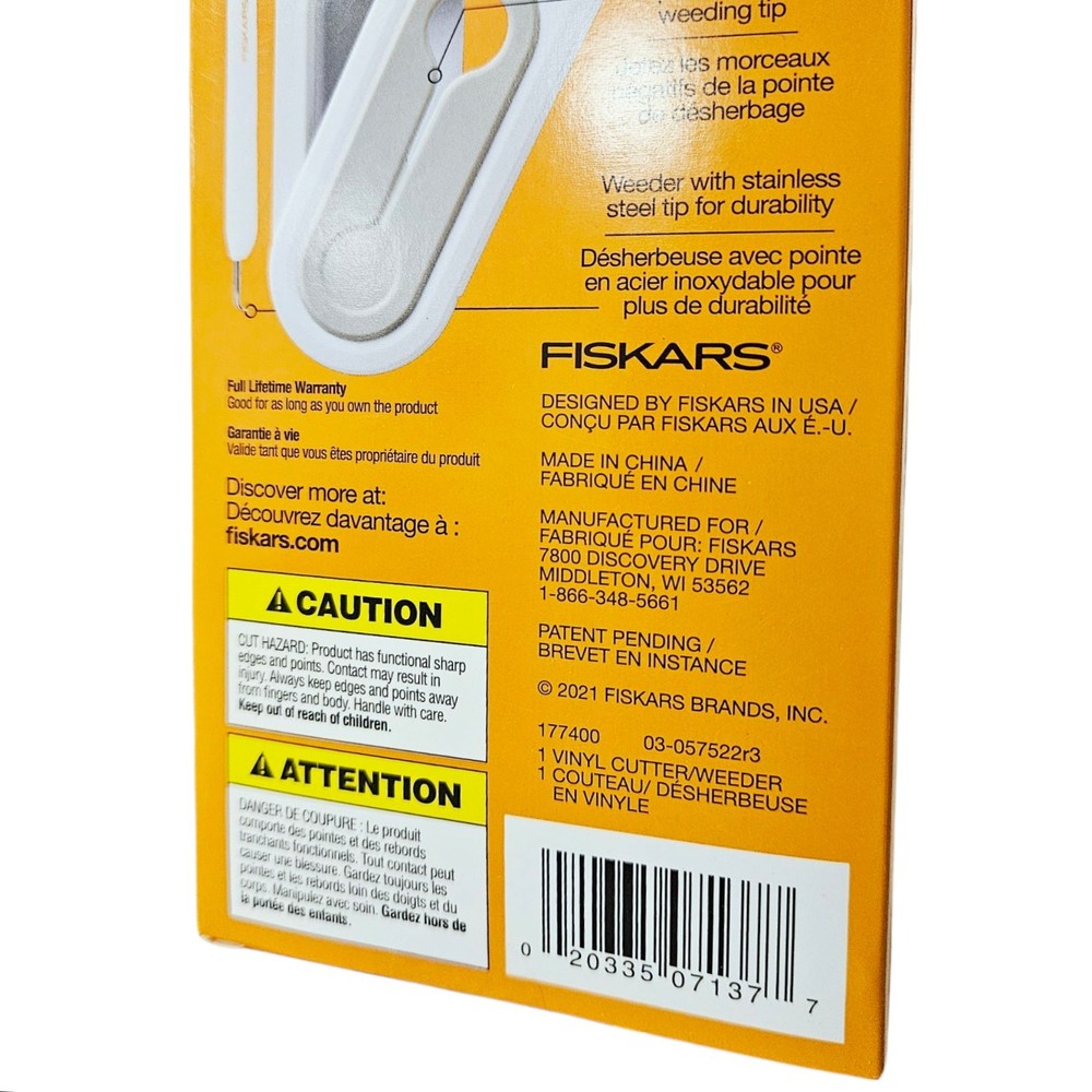 2-Pack Fiskars 3-in-1 Vinyl Weeding Multi-Tools Bundle Package Qty. 2