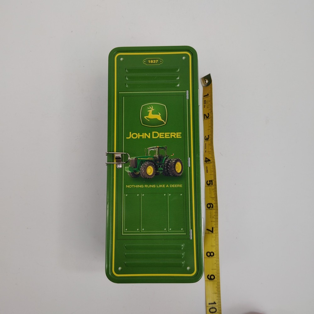 John Deere Metal Tin Locker