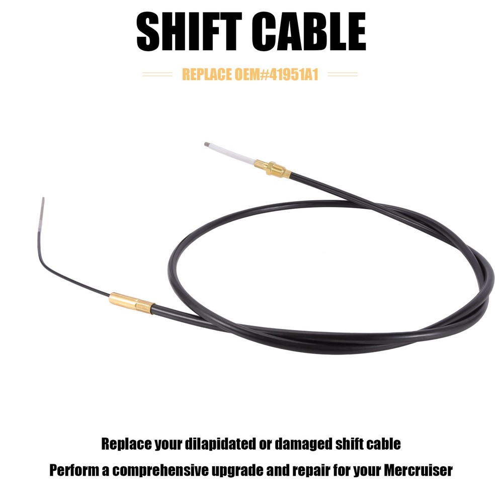 Lower Shift Cable Kit 865436A02 For MerCruiser Bravo 1, 2, 3 , Alpha One & Two