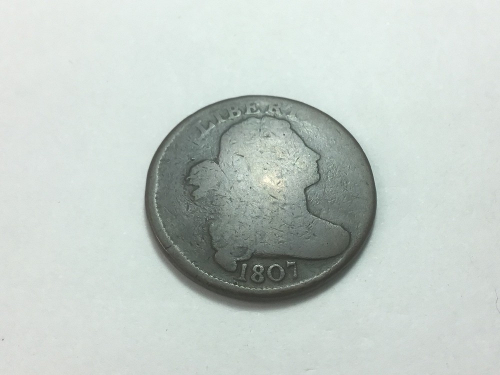 1807 Draped Bust Large Cent, S-275, Large Fraction