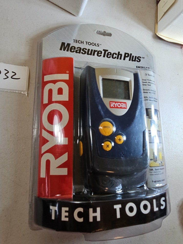 RYOBI EMTP006 Ultrasonic Measuring Device Stud Sensor Measure Tech Plus 9d32 New