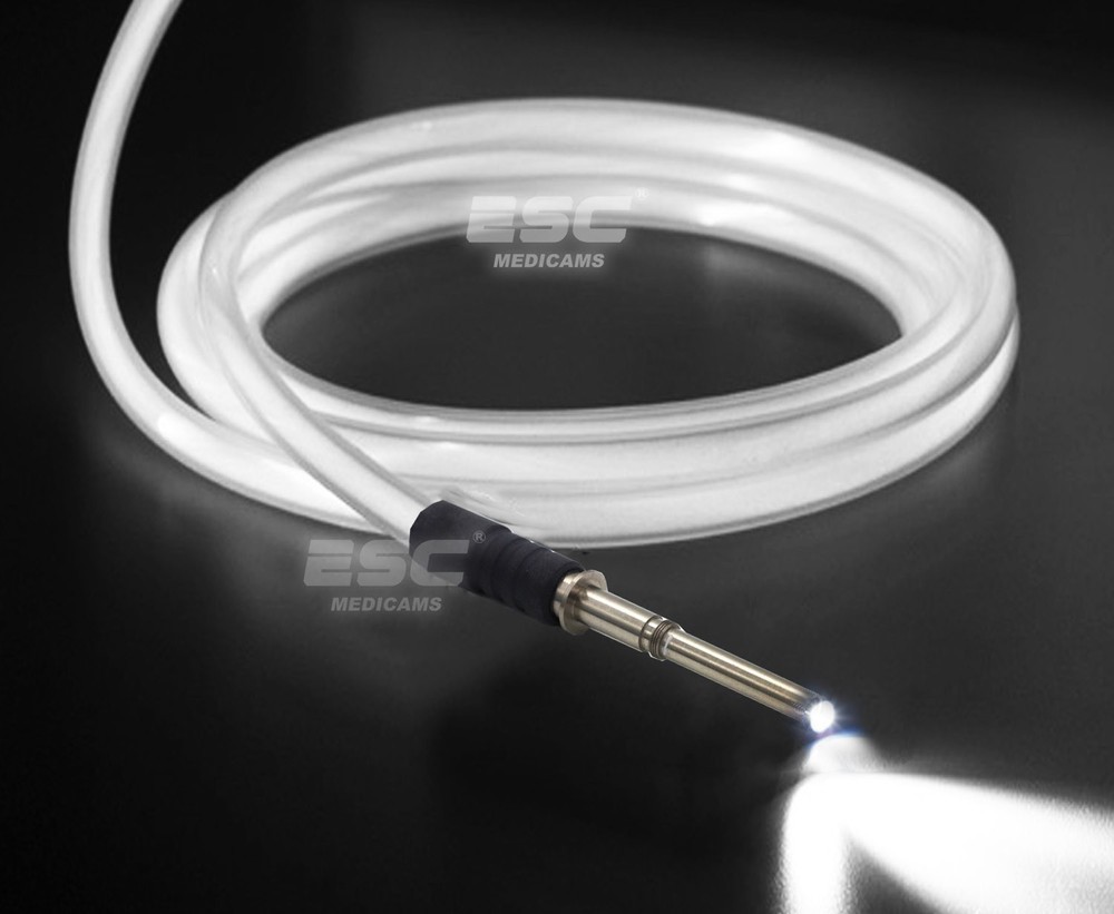 Fiber Optic Cable for LED Light Source 2.3M compatible with Storz, Transparent