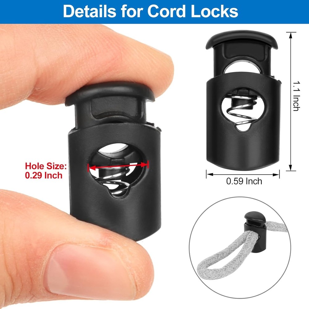 MiniRed Replacement Drawstring Cords 57" with Threading Tools 12 Pack