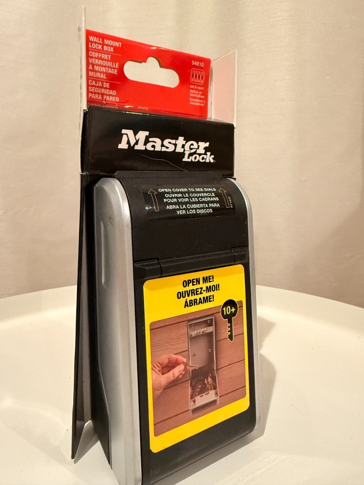 🔐 Master Lock 5481D Large Wall Mount Outdoor Lock Box – Combo Dial – NEW