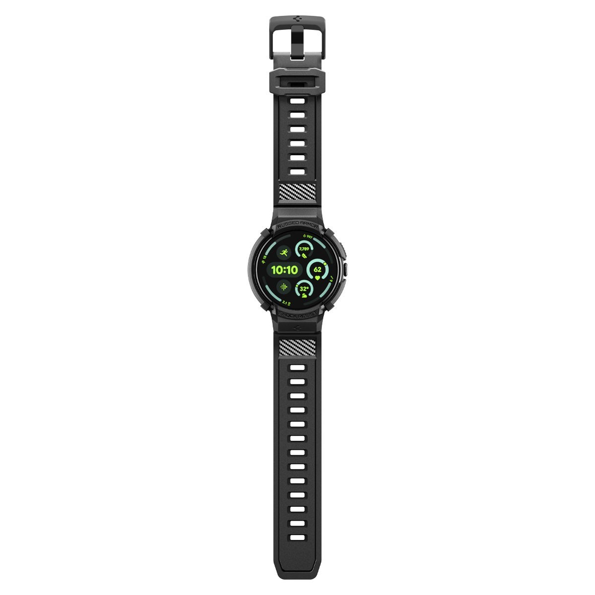 For Pixel Watch 4 (45mm) | Spigen Rugged Armor Pro