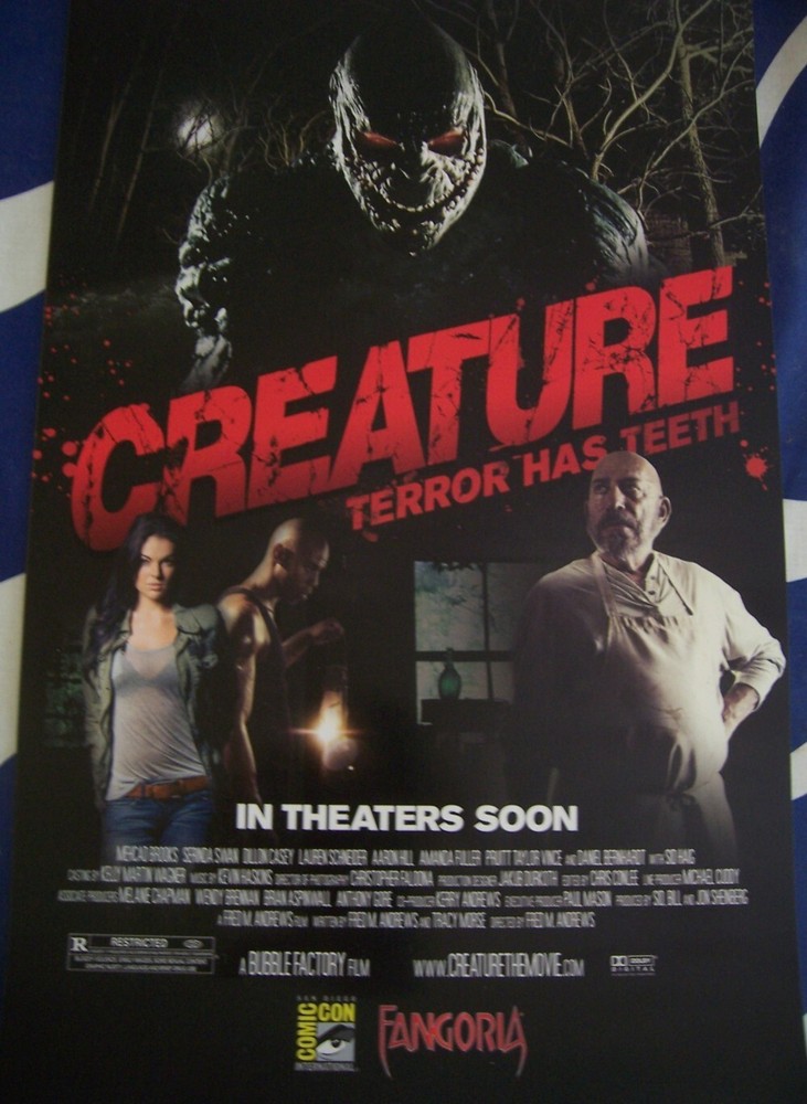 Creature movie 2011 San Diego Comic-Con SDCC exclusive mini poster (Sid Haig)