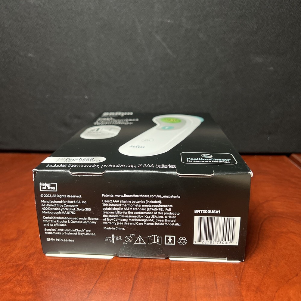 Braun NTF3000US No Touch Plus Forehead Digital Thermometer (0005)