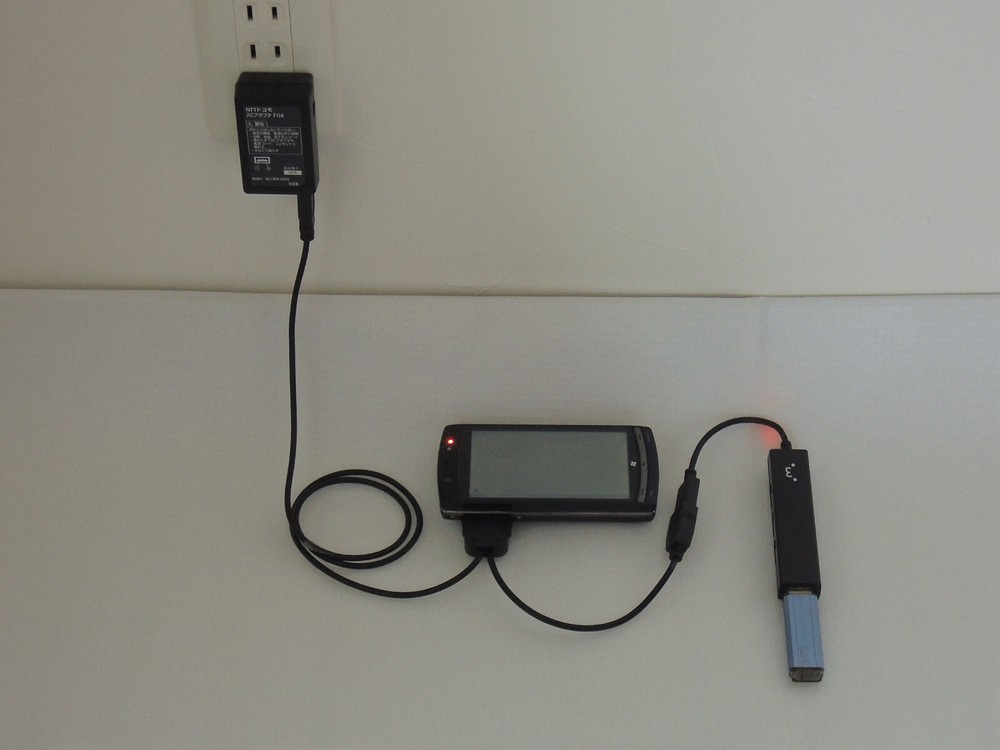 Fujitsu F-07C USB Host Cable