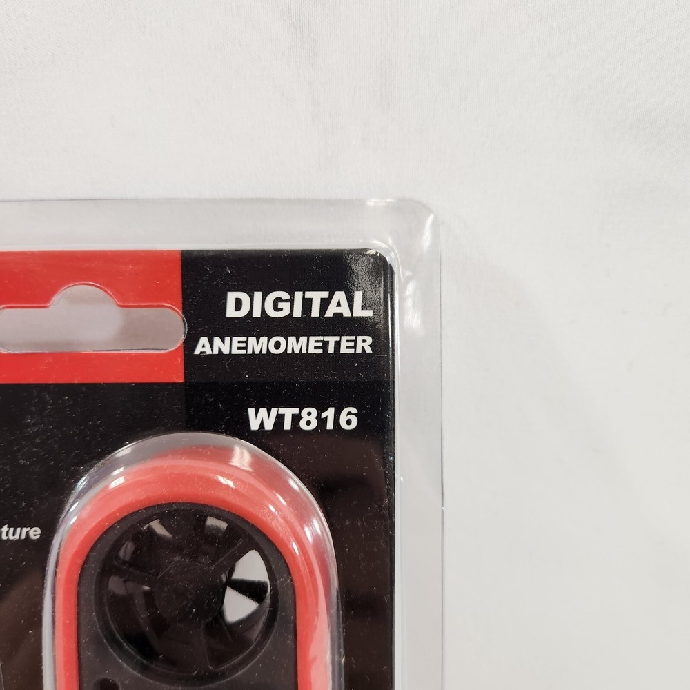 Wintact Digital Anemometer Wind Speed Temperature WT816 New Sealed