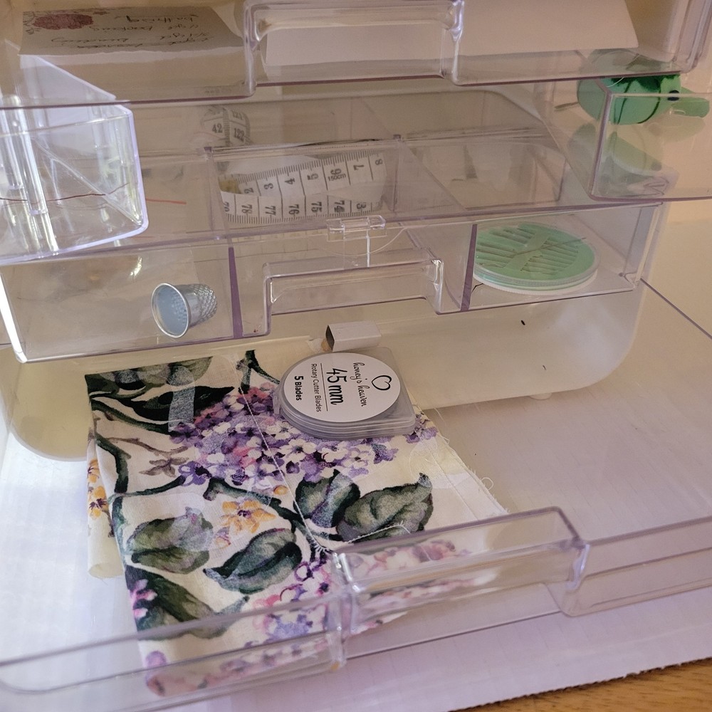 Singer Sew It Goes Clear Carry Case Organizer