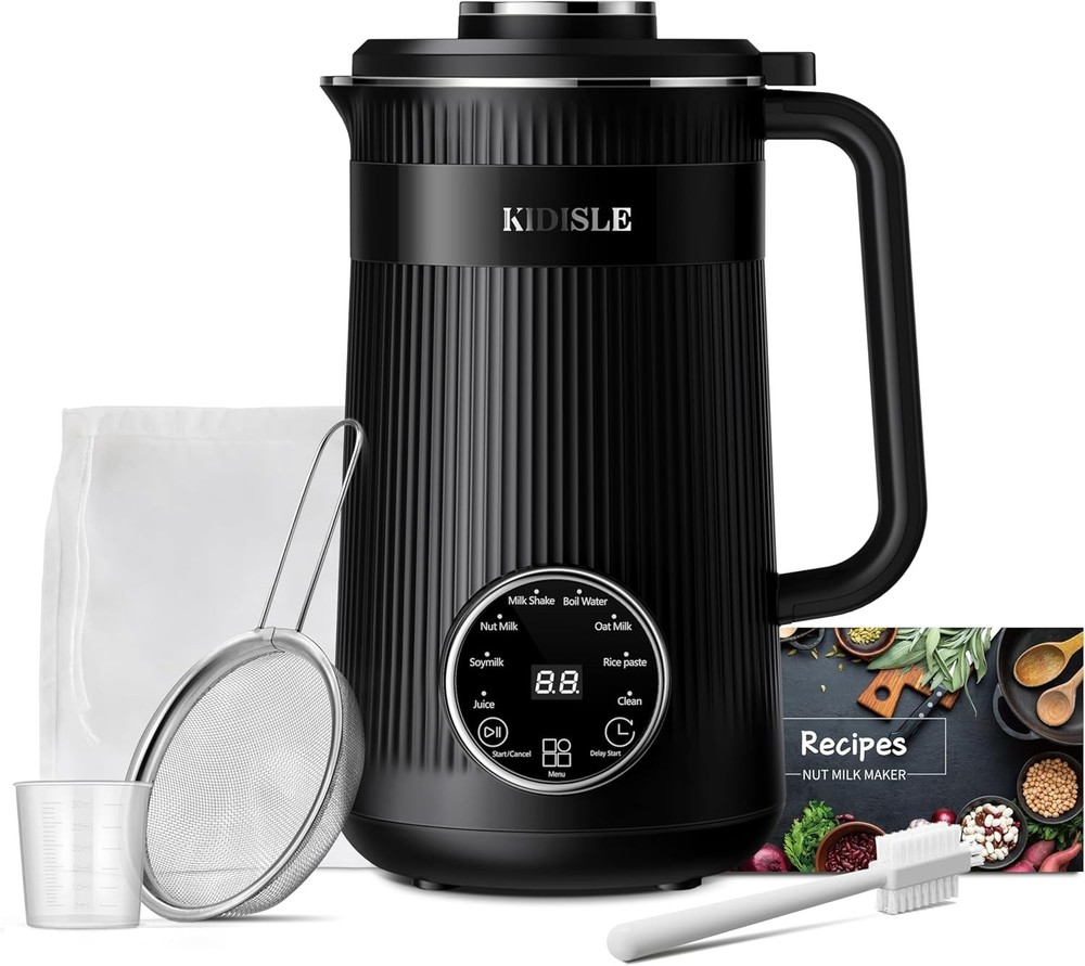Soy Milk Maker 32oz, Automatic, Black