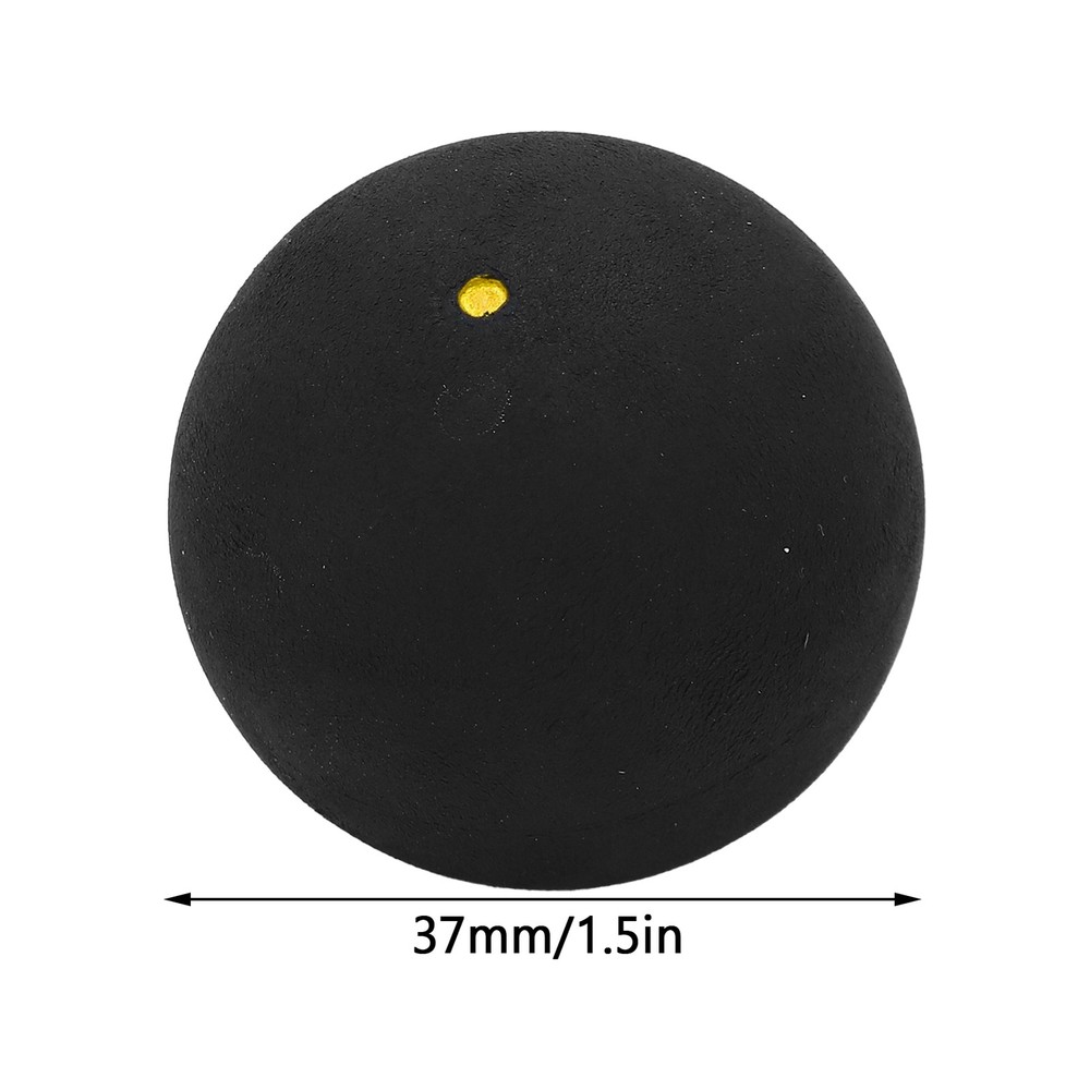 5 Pack 37mm Single Dot Squash Balls For Beginner Training