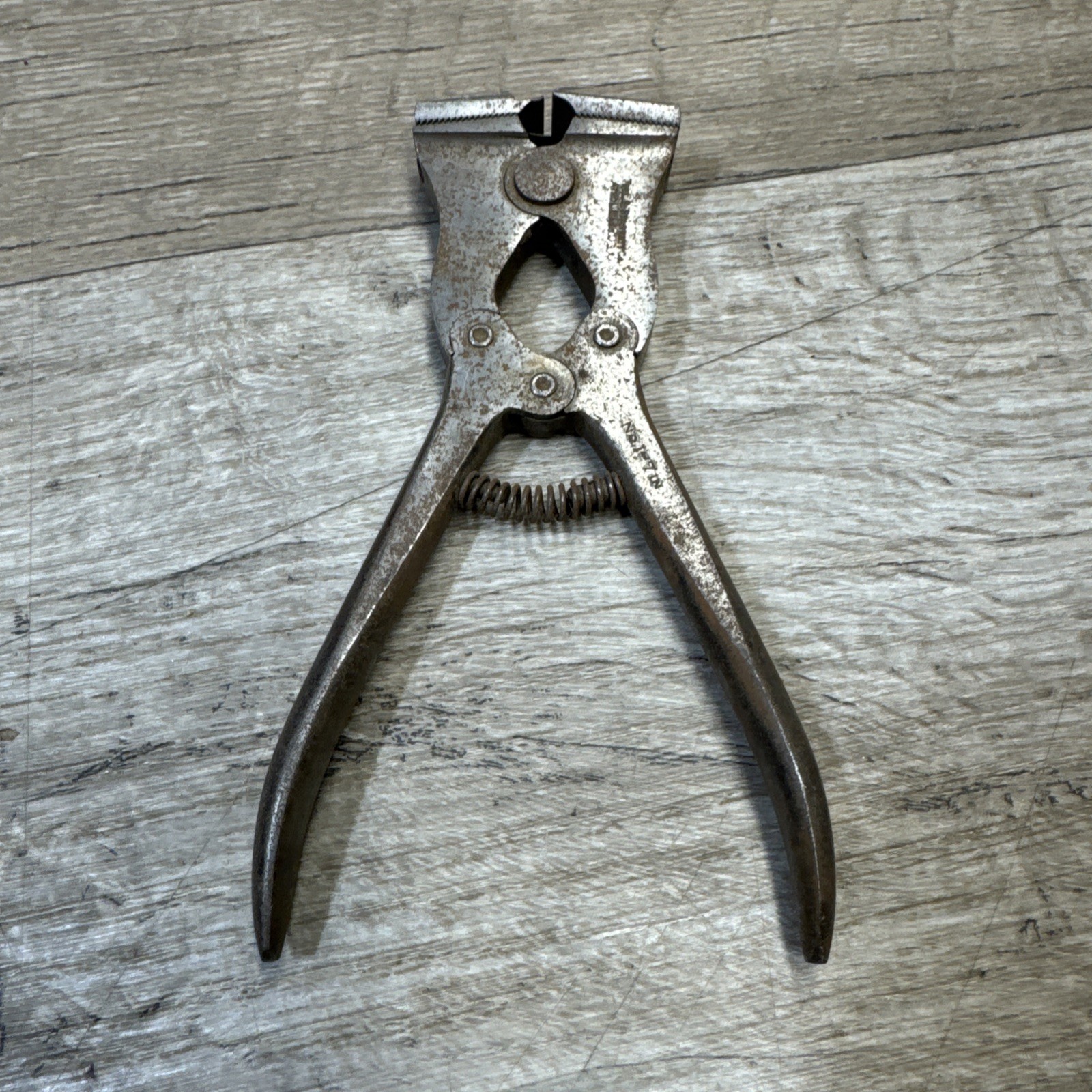 Vtg LS Starrett Co. No. 1 - 7in. Adjustable Nippers Machinist Piano Wire Cutters