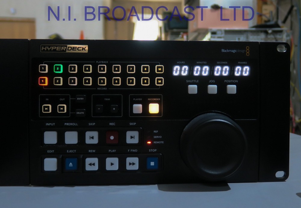 Blackmagic Hyperdeck 8channel  extreme control unit