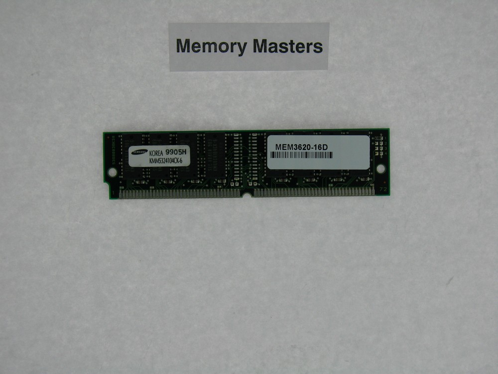 MEM3620-16D 16MB Approved Dram Memory for Cisco 3620