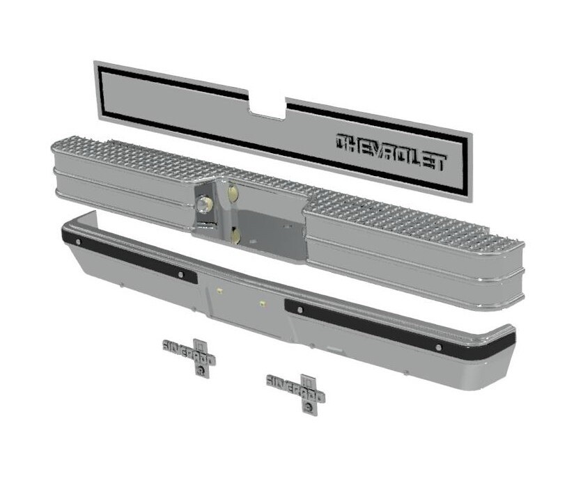 1/25 3D Square Body Trim