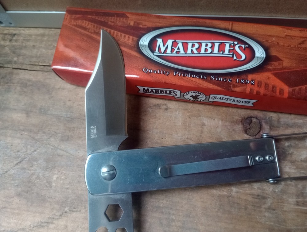 NOS Marbles Pack Buddy Folding Knife / Multi tool