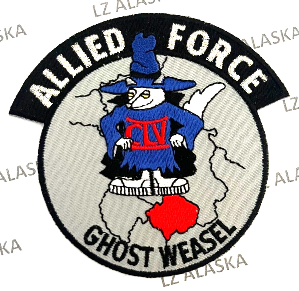 OPERATION ALLIED FORCE USAF F-4 PHANTOM GHOST WEASEL PATCH (AFD)
