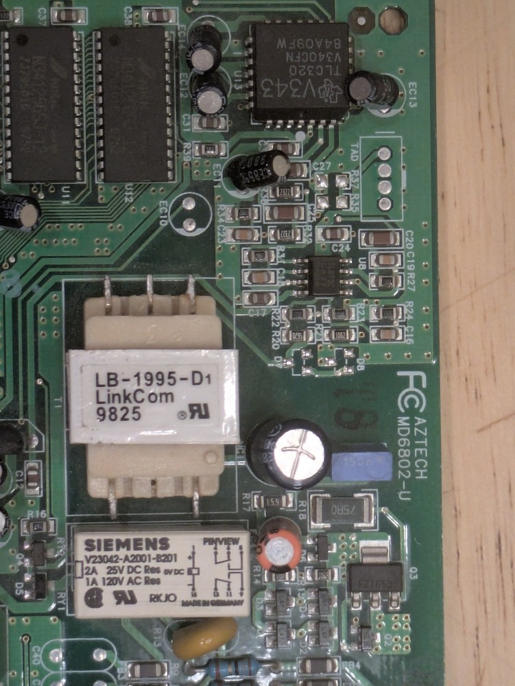 Aztech MD6802-U 56K Data Fax ISA Modem Card