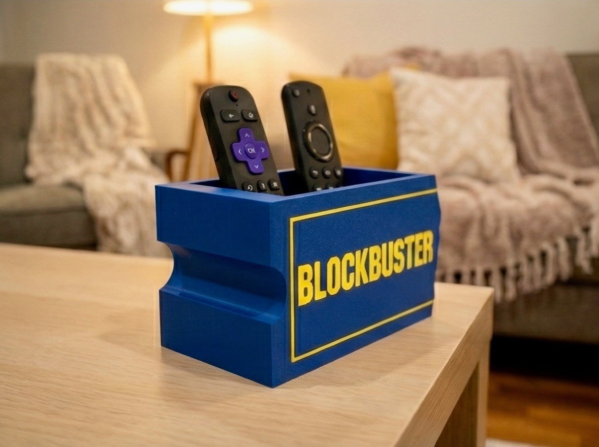 Blockbuster Retro Sign Remote Caddy