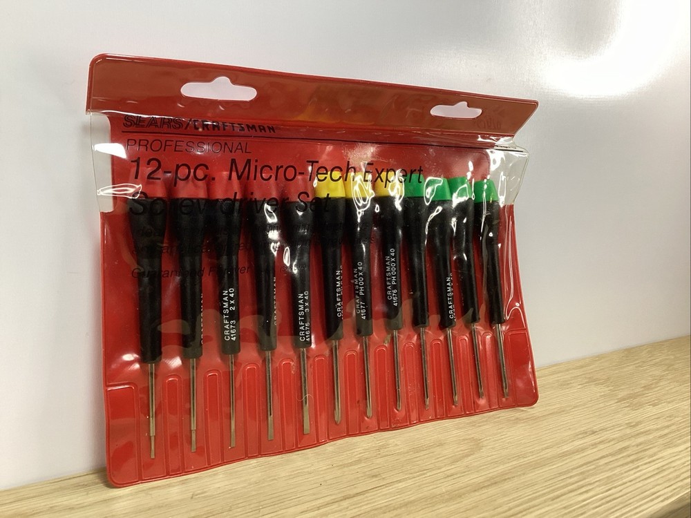 Craftsman 941670 Professional 12pc Micro-Tech Precision Screwdriver Set (26426)