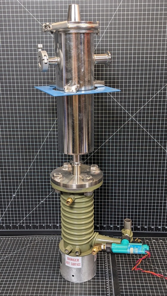 Varian Vacuum Diffusion Pump 0160 Ancorp Liquid Nitrogen Dry Ice LN2 Cold Trap