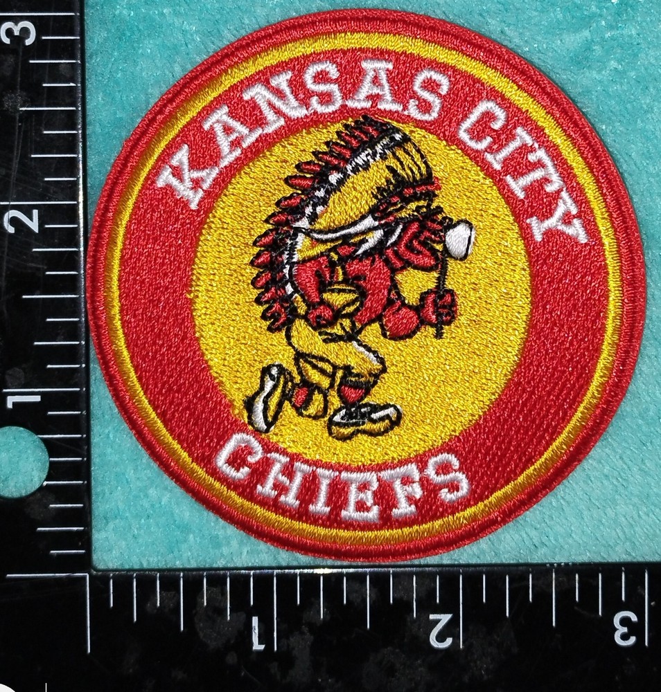 KANSAS CITY CHIEFS IRON ON  PATCH