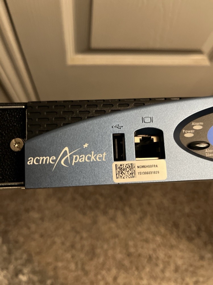 Acme Packet NN4500-SD-S16-G4-HA Network Switch NGM6H00FRA *UNTESTED/READ*
