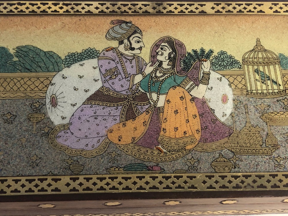 Vintage Middle Eastern Turkish WOOD BOX