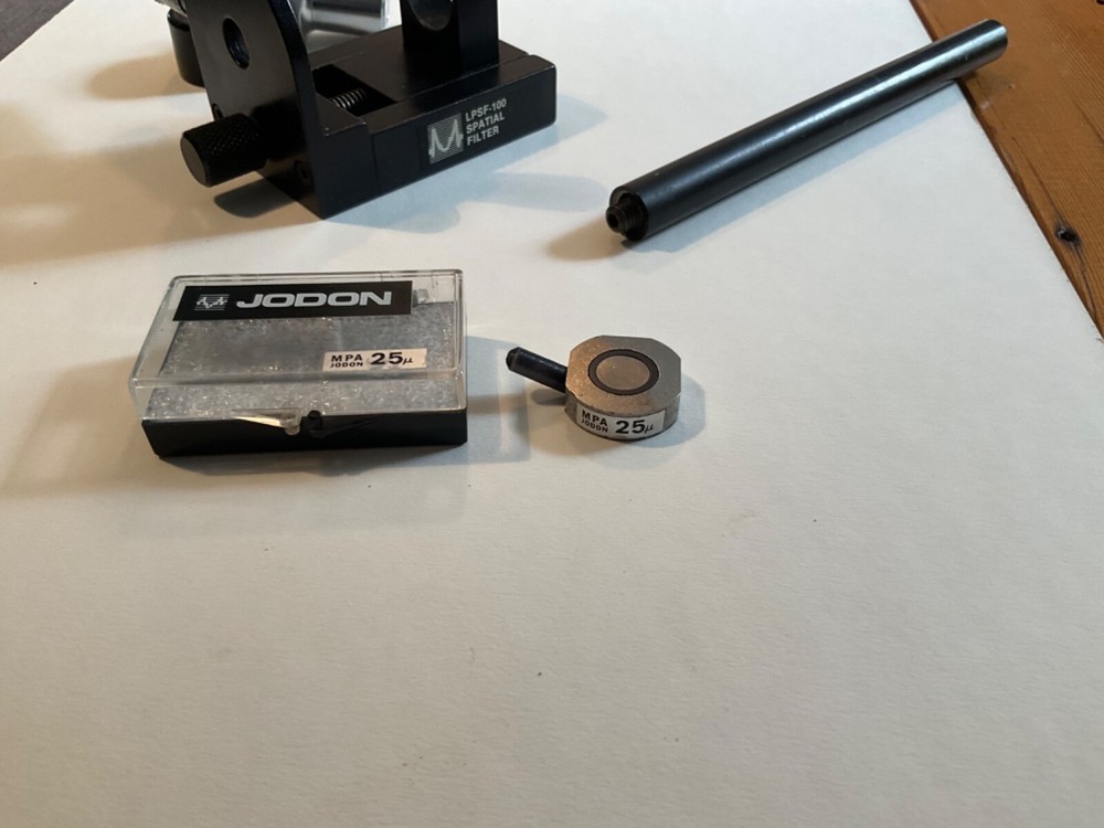 Jodon Engineering, Model LPSF-100 Spatial Filter with objective, and pinhole.