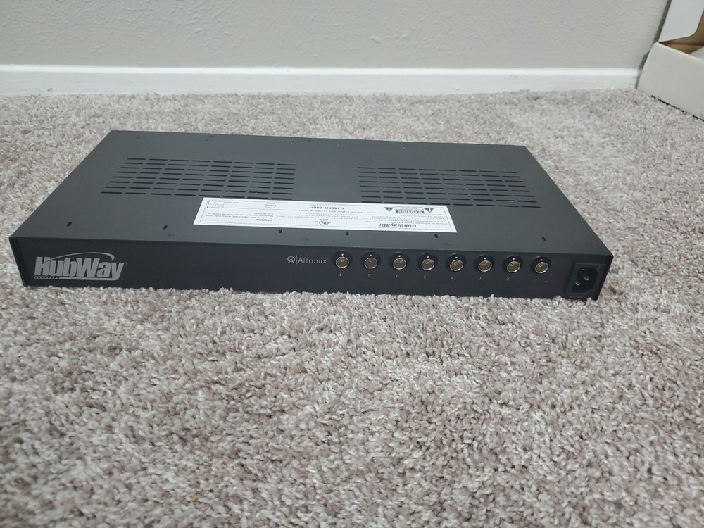 Altronix HUBWAY8DI Passive UTP Transceiver Hub missing original packaging