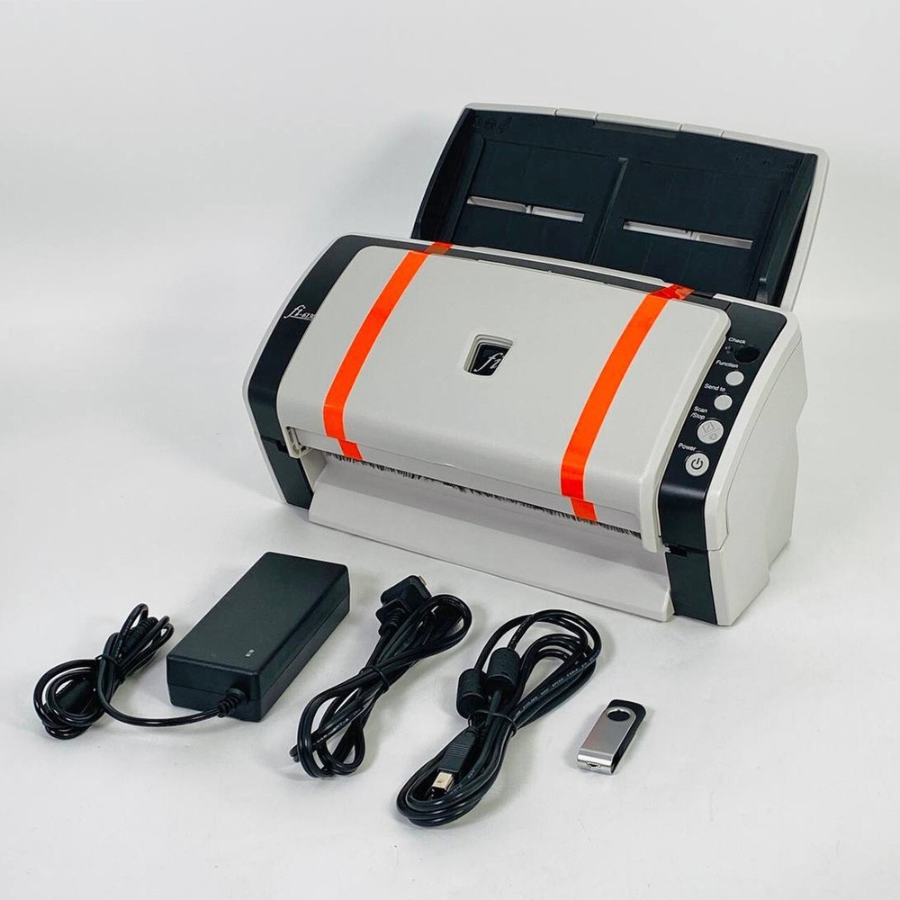 Color Duplex ADF Desktop Document Scanner for Business Work w/NEW COMPLETE SET