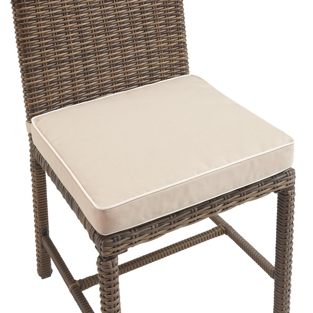 Bradenton 2Pc Wicker Outdoor Dining Chair Set