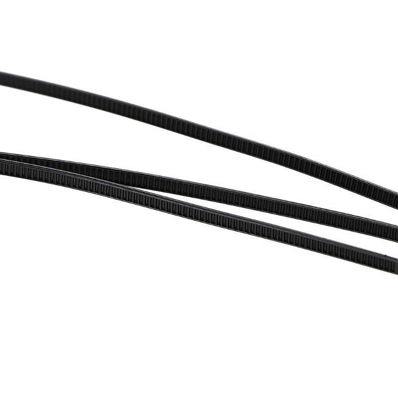 100pcs Cable Ties Nylon Auto Lock 3x200mm Zip Wire Strap Multifunctional